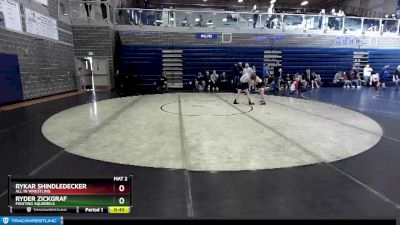 85 lbs Cons. Round 3 - Rykar Shindledecker, All In Wrestling vs Ryder Zickgraf, Fighting Squirrels