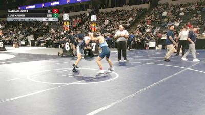 144 lbs Consi Of 16 #1 - Nathan Jones, Bellarmine (CC) vs Lum Hasani, Birmingham (LA)