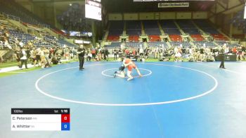 132 lbs Rnd Of 16 - Connor Peterson, Minnesota vs Adam Whittier, Wisconsin