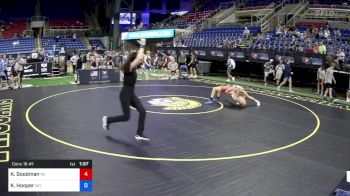 132 lbs Cons 16 #1 - Kaedun Goodman, Nebraska vs Kamden Hooper, Missouri