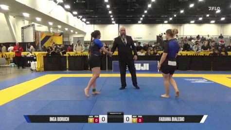 Fabiana Bialeski vs Inga Boruch 2025 World IBJJF Jiu-Jitsu No-Gi Championship