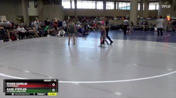 75 lbs Cons. Round 2 - Kage Stiffler, Assassins Wrestling vs Ryker Nowlin, Independent