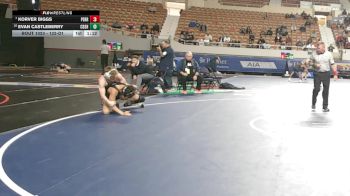 122-D1 Champ. Round 1 - Korver Biggs, Perry High School vs Evan Castleberry, Corona Del Sol High School