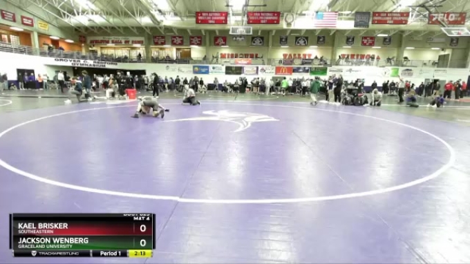 141 lbs Semifinal - Kael Brisker, Southeastern vs Jackson Wenberg ...