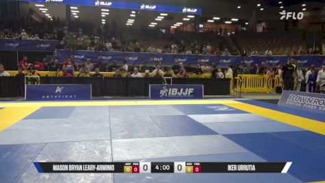 Mason Bryan Leary-Arminio vs Iker Urrutia 2026 Pan Kids Jiu-Jitsu IBJJF Championship