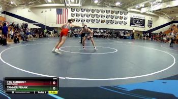 144 lbs Cons. Round 3 - Tye Berquist, Crestwood vs TANNER FRANK, Louisville