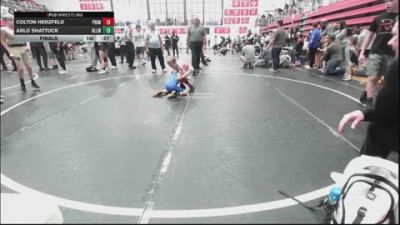 52 lbs Final - Colton Herzfeld, Prime Wrestling vs Arlo Shattuck, Harrah Little League Wrestling