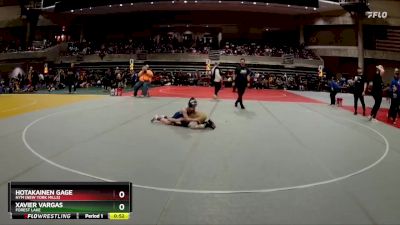 70 lbs Quarterfinal - Xavier Vargas, Forest Lake vs Hotakainen Gage, NYM (New York Mills)