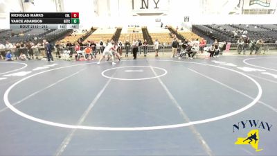 215 lbs Cons. Round 4 - Nicholas Marks, Club Not Listed vs Vance Adamson, Niagara Falls Power Cats