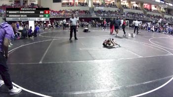 50 lbs Cons. Round 1 - Bennett Swearingen, Wrestling With Character vs Jeremiah Silva, Dirty Eagles Wrestling Club