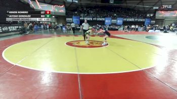 Girls 4A 100 lbs Champ. Round 1 - Kenzie Romero, Lake Stevens (Girls) vs Alyzah Gonzalez, Richland (Girls)