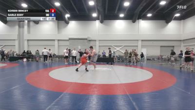 285 lbs Quarters - Korbin Mincey, Team Alpha vs Gable Eddy, Indee Mat Club