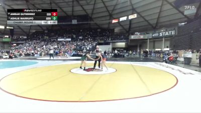 Girls 4A 135 lbs Champ. Round 1 - Ashlie Marrufo, Auburn (Girls) vs Ambar Gutierrez, Eisenhower (Girls)