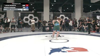 87 kg Cons. Quarters - Lucas Ricketts, Maurer Coughlin Wrestling Club vs Mason Parsons, Sons Of Thunder Wrestling