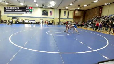 133 lbs Quarterfinal - Anastacio Martinez, Concordia (wi) vs Chance Suddeth, Augsburg
