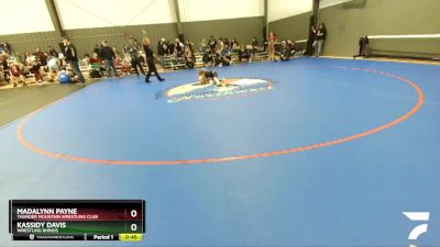 65 lbs Round 2 - Madalynn Payne, Thunder Mountain Wrestling Club vs Kassidy Davis, Wrestling Rhinos