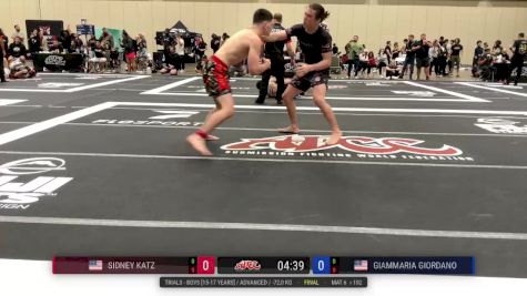 Sidney Katz vs Giammaria Giordano 2025 ADCC Orlando Open/Youth Trials