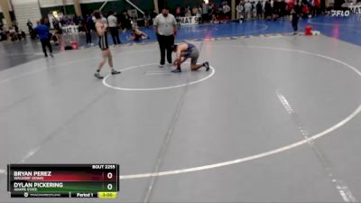 149 lbs Champ. Round 2 - Dylan Pickering, Adams State vs Bryan Perez, Waldorf (Iowa)