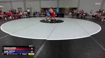 285 lbs Quarters & 1st Wb (16 Team) - Mason Harris, Oklahoma Blue vs Zane Tafoya, Arkansas Red