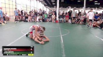 100 lbs Round 3 (4 Team) - Damian Manna, Rebellion vs Jake Benyo, U2 Upstate Uprising 2.0