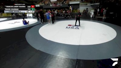 Cons. Round 4 - Francois Landry Ngambia, Bay Area Dragons Wrestling Center vs Travis Coleman, Paloma Valley High School Wrestling