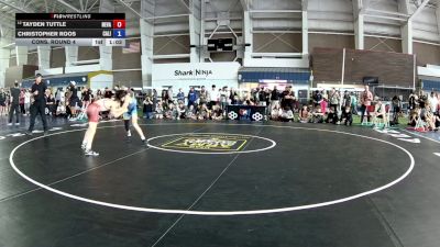 113 lbs Cons. Round 4 - Tayden Tuttle, Nevada vs Christopher Roos, California