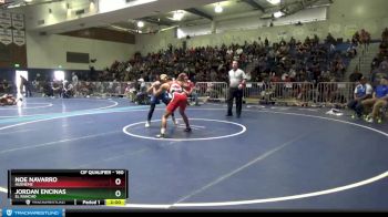 160 lbs Champ. Round 2 - Noe Navarro, Hueneme vs Jordan Encinas, El Rancho