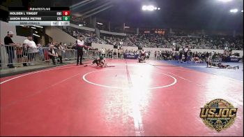 90 lbs Semifinal - Holden L Yingst, Keystone Wrestling Club vs Jason Rhea Petrie, Chandler Takedown Club