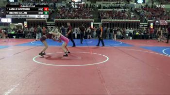 109 lbs Cons. Round 2 - Irelynn Cullen, Butte Wrestling Club vs Natalie Noftsker, Baker Wrestling Club