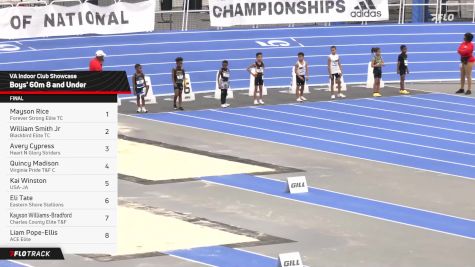 Youth Boys' 60m, Finals 1 - Age under 8