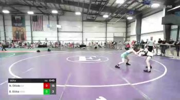 80 lbs Rr Rnd 1 - Nick Dillalo, Olympia vs Bodey Gibbs, Rogue Wrestling Club