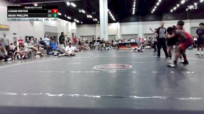 190 lbs Round 2 (6 Team) - Logan Hinton, C2X Academy vs Noah Phillips, Circle Training Center
