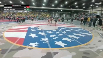 130 lbs 7th Place Match - Ava Harbin, Dickinson Wrestling Club vs Vayden Austin, Sheridan Wrestling Club