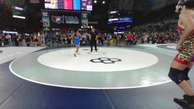 155 lbs Champ. Rd Of 64 - Paige De Caro, NJ vs Yareli Garcia, KS