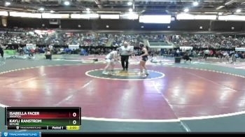 120 lbs Champ. Round 2 - Kayli Ranstrom, Skyline vs Isabella Facer, Wasatch