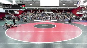110 lbs Champ. Round 1 - Isabella Lama, Alameda vs Kaia Calhoun, Kelseyville