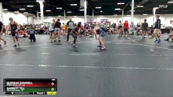 144 lbs Finals (2 Team) - Garrett Till, Team 302 Gold vs Quesean Dowdell, Front Royal WC