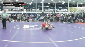 122 lbs 3rd Place - Elijah Heimbach, Carpe Diem - HSC vs Colton Schmiesing, VHW Blue - HSC