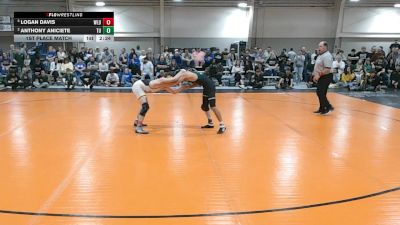 125 lbs 1st Place Match - Logan Davis, West Liberty vs Anthony Aniciete, Tiffin