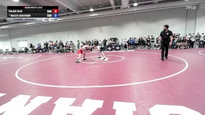 57 lbs Champ. Round 2 - Talen Eck, Brunson UVRTC vs Mack Mauger, Tiger Style Wrestling Club
