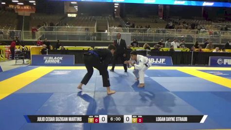 Julio Cesar Suzigan Martins vs Logan Dayne Straub 2025 Pan Jiu Jitsu IBJJF Championship