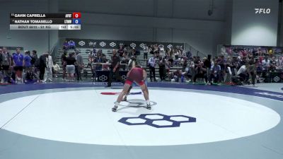 61 kg Cons. Quarters - Gavin Caprella, Air Force Regional Training Center vs Nathan Tomasello, LVWRTC/ Titan Mercury Wrestling Club