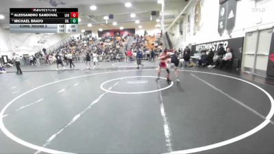 120 lbs Cons. Round 5 - Alessandro Sandoval, Lancaster vs Michael Bravo, Shadow Hills