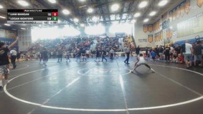 106 lbs Champ. Round 3 - Liam Mangan, Team Barracuda vs Logan Montero, Eagle Empire