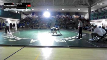 113 lbs 1st Place Match - Matteo Arechiga, Bonita Vista vs Elias Pedroza, Granite Hills