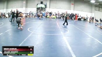 119 lbs Champ. Round 2 - Brody Koselke, Region Wrestling Academy vs Asilbek Anvarov, Upgraded Industries