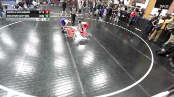 98 lbs Champ. Round 1 - Lincoln Holmberg, Davenport vs Braxton Conyers, Rocky Mountain