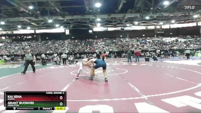 144 lbs Cons. Round 2 - Kai Sena, Nampa vs Grant Buonviri, Middleton