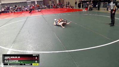 75 lbs Quarterfinals (8 Team) - Jaime Hebler Jr, Pierz vs Elih Schaefer, Z-M (Zumbrota-Mazeppa)