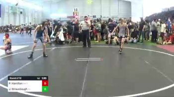 88 lbs Round Of 16 - Parker Hamilton, Inwtc vs Jacob Strausbaugh, All American Training Center